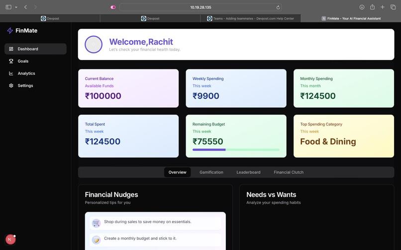 FinMate – screenshot 1