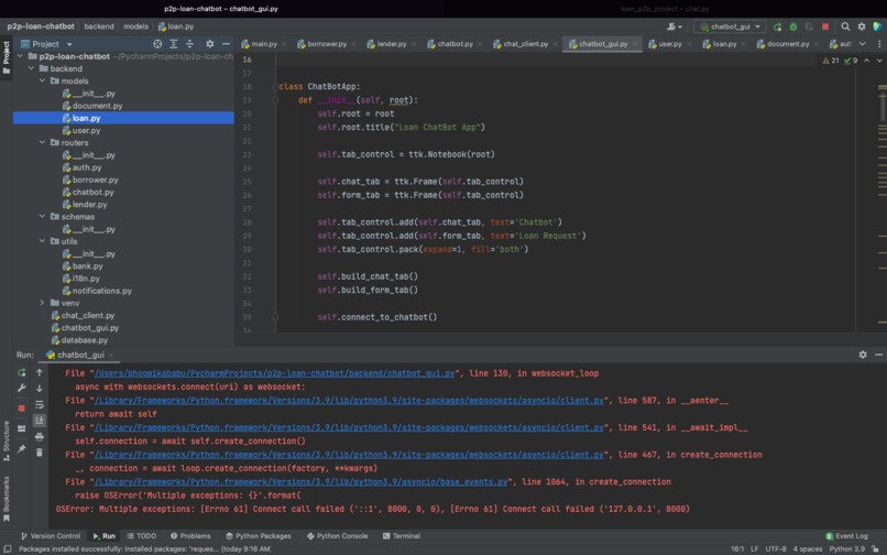 blockchain loan management – screenshot 5