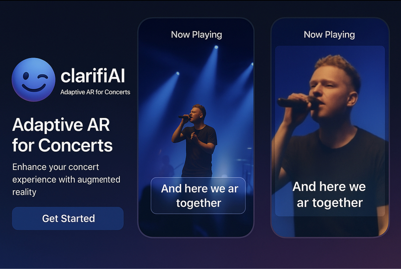 Clarifi AI: Adaptive AR for Concerts – screenshot 3