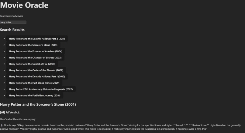 Media Oracle – screenshot 2