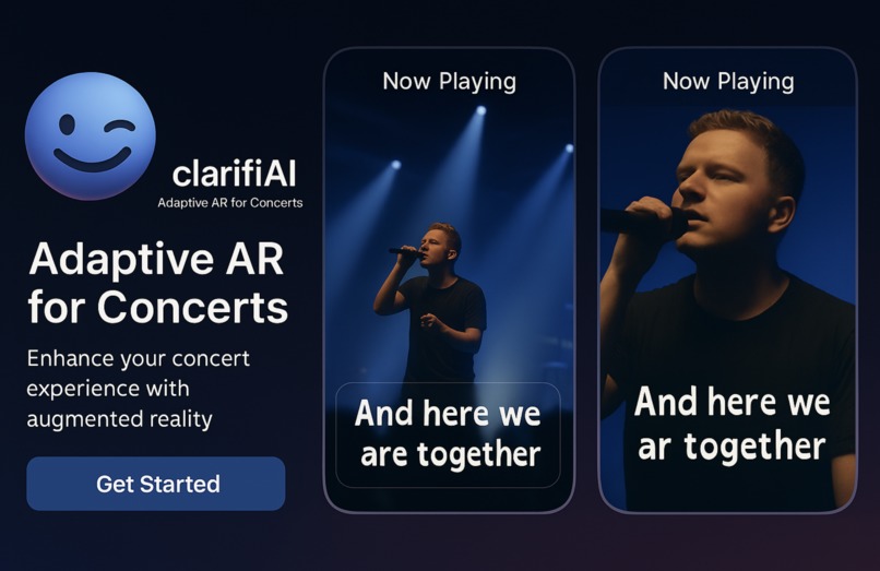 Clarifi AI: Adaptive AR for Concerts – screenshot 4