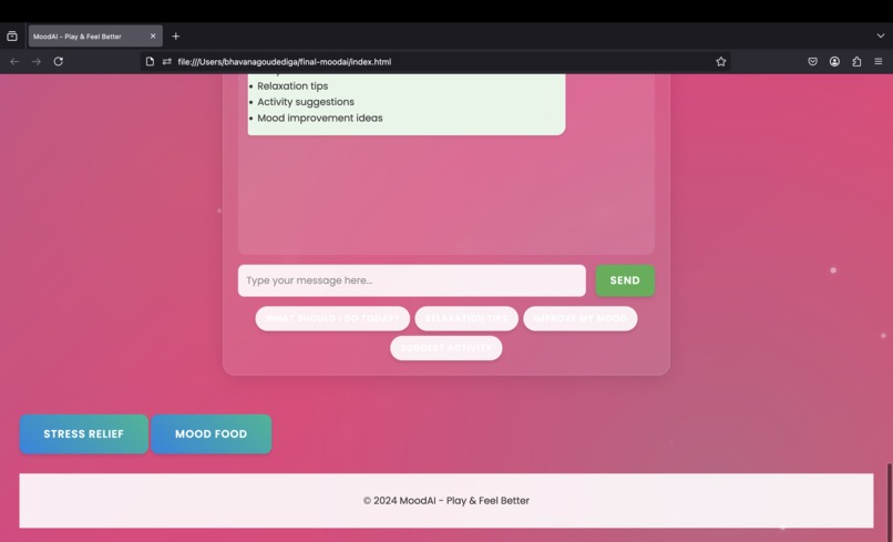 MOOD-AI – screenshot 1