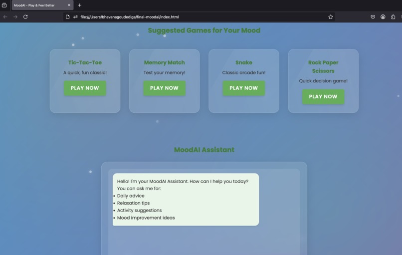 MOOD-AI – screenshot 2
