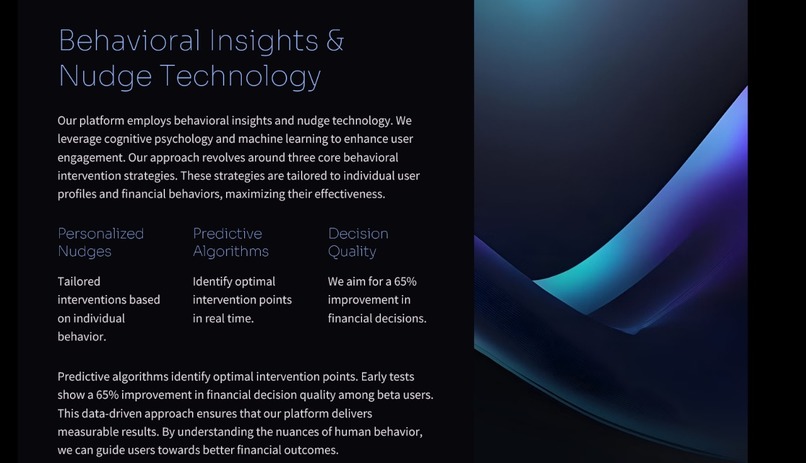 AI DRIVEN FINANCIAL BEHIAVIOR MODIFICATION – screenshot 1