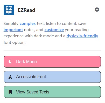 EZRead – screenshot 1