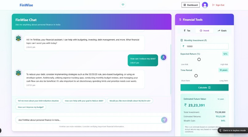 FinWise – screenshot 5