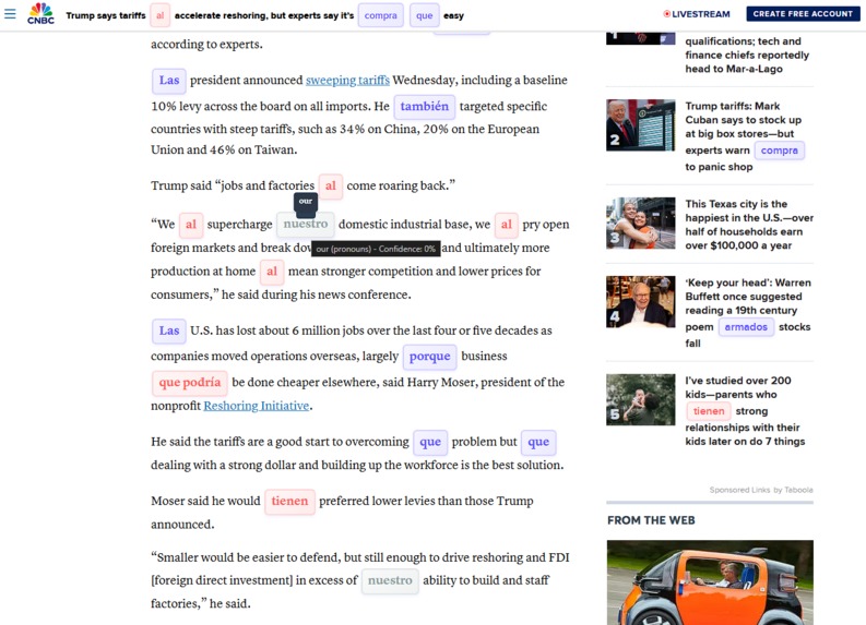LinguaSwap – screenshot 3