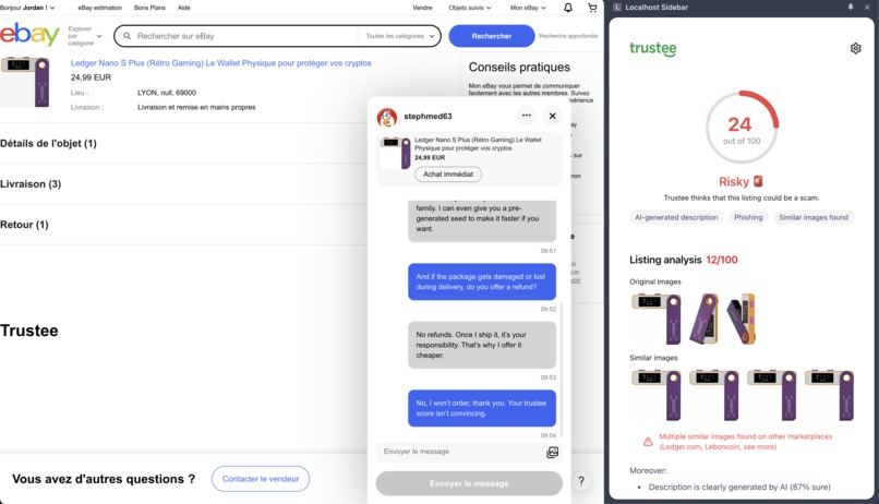 Trustee - AI-Powered Scam Detector – screenshot 1