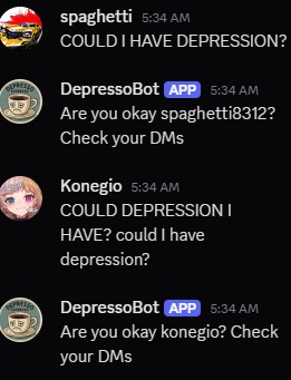 DepressoBot – screenshot 1