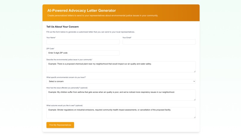 EcoJustice – screenshot 2