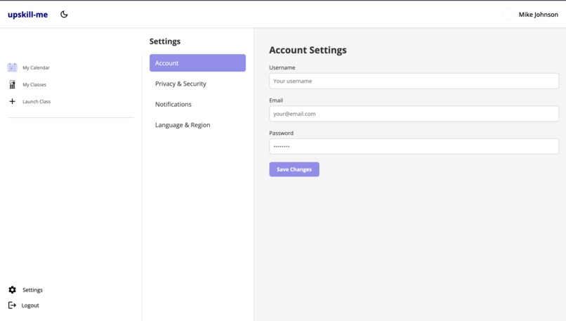 Upskill-Me – screenshot 2