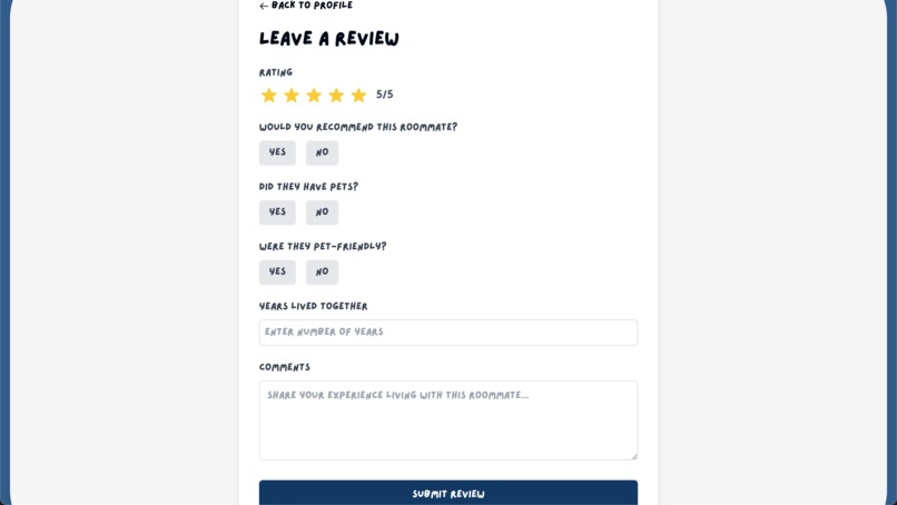 Rate My Roommate – screenshot 5