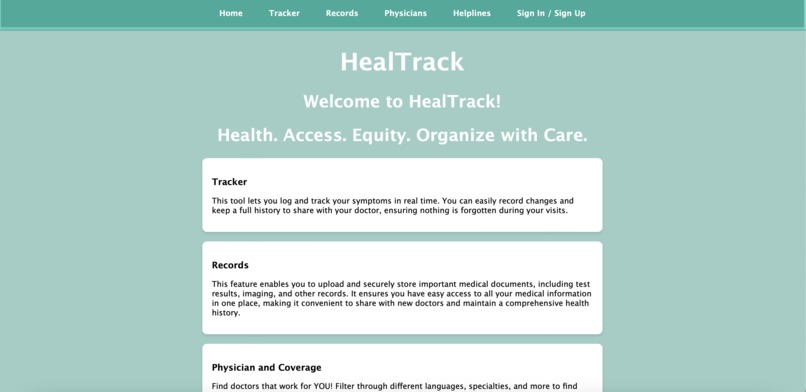 HealTrack – screenshot 1