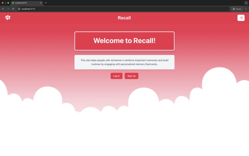 Recall – screenshot 1