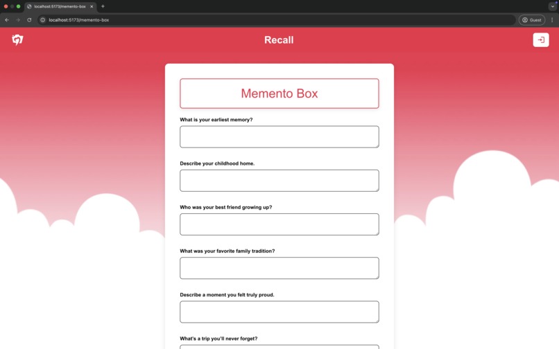 Recall – screenshot 4
