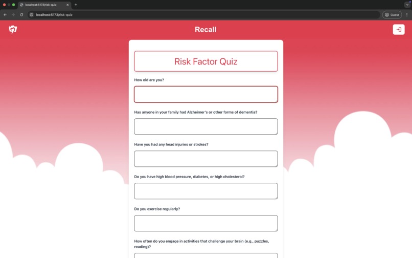 Recall – screenshot 3