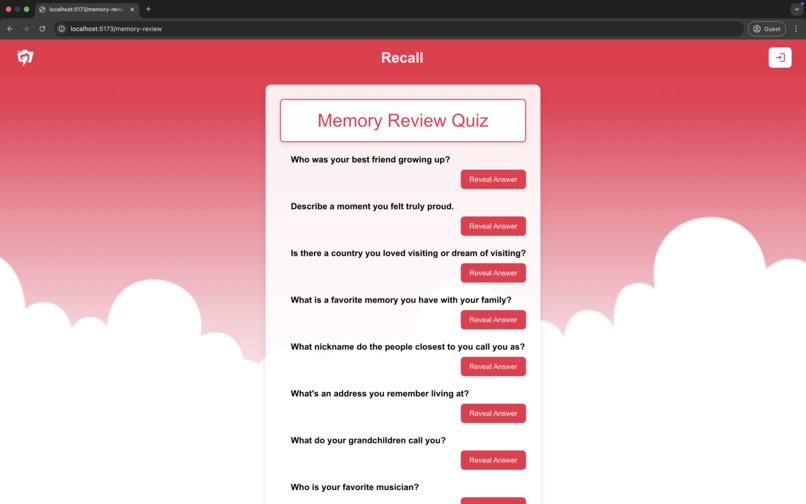 Recall – screenshot 6