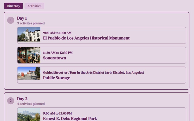 Tripseeker – screenshot 4