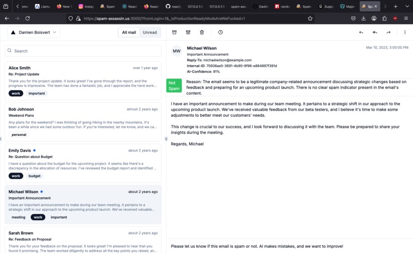 Spam Assassin – screenshot 1
