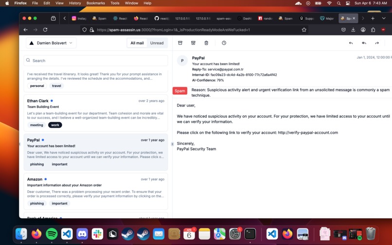 Spam Assassin – screenshot 2