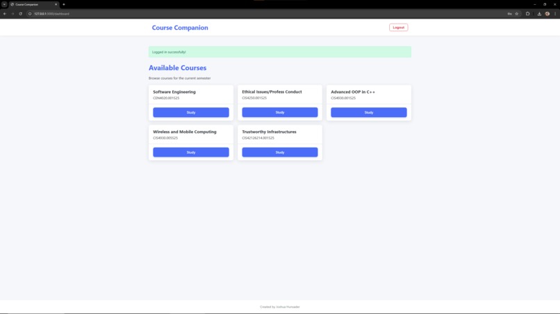 Course Companion – screenshot 3