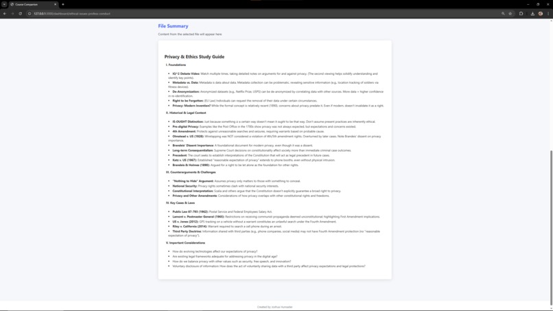 Course Companion – screenshot 5