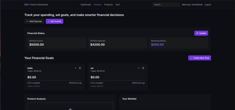 NeoFinance – screenshot 1