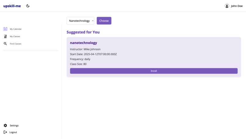 Upskill-Me – screenshot 6