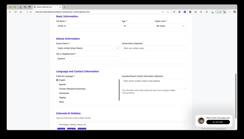 Impact Mentor Hub – screenshot 2