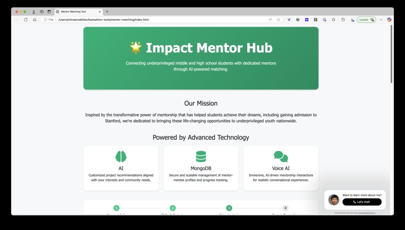 Impact Mentor Hub – screenshot 1