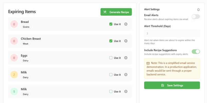 EcoPantry – screenshot 2