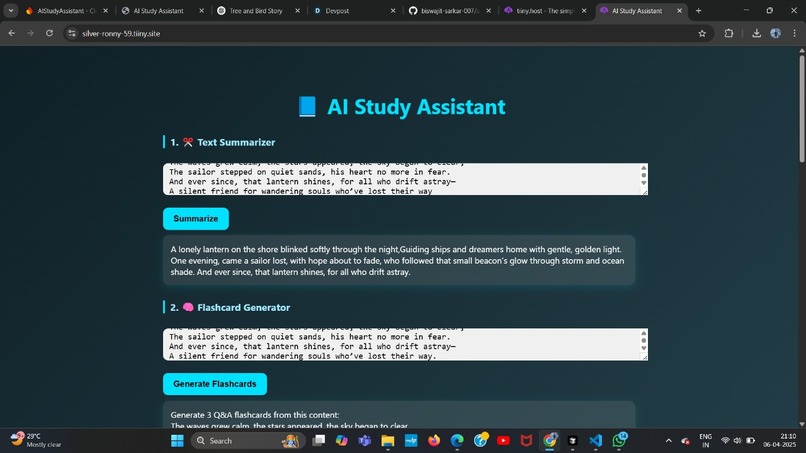  AI Study Assistant – screenshot 1
