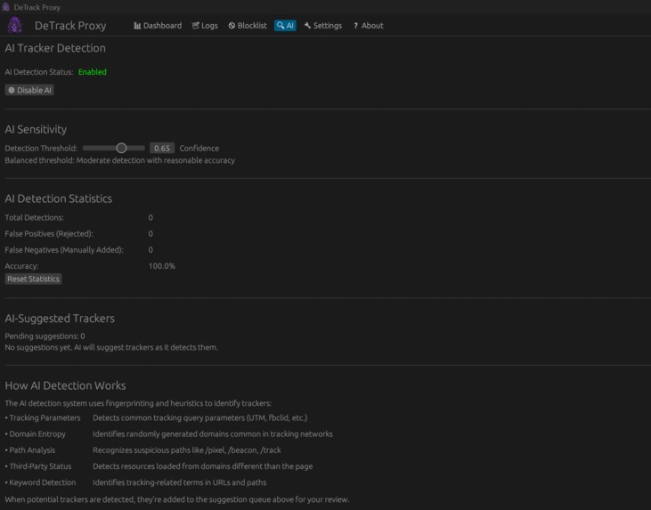 DeTrack Proxy – screenshot 2