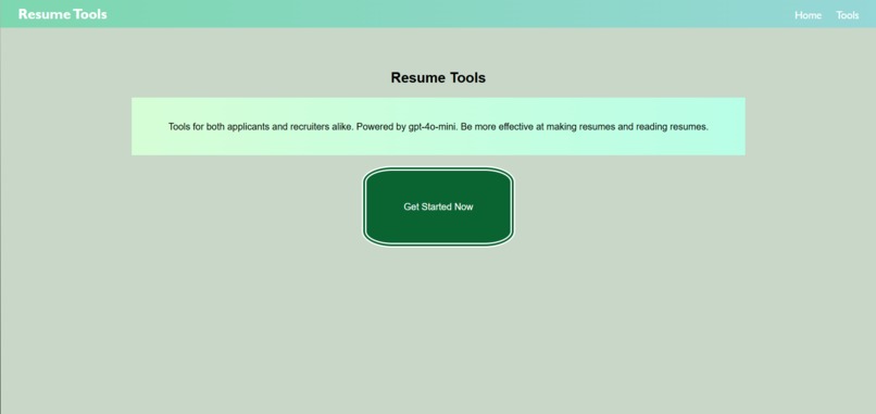 ResumeTools – screenshot 1
