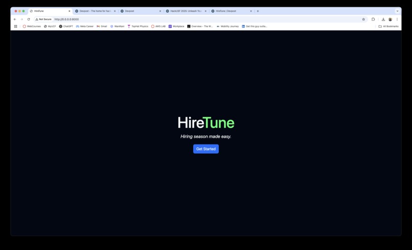 HireTune – screenshot 1