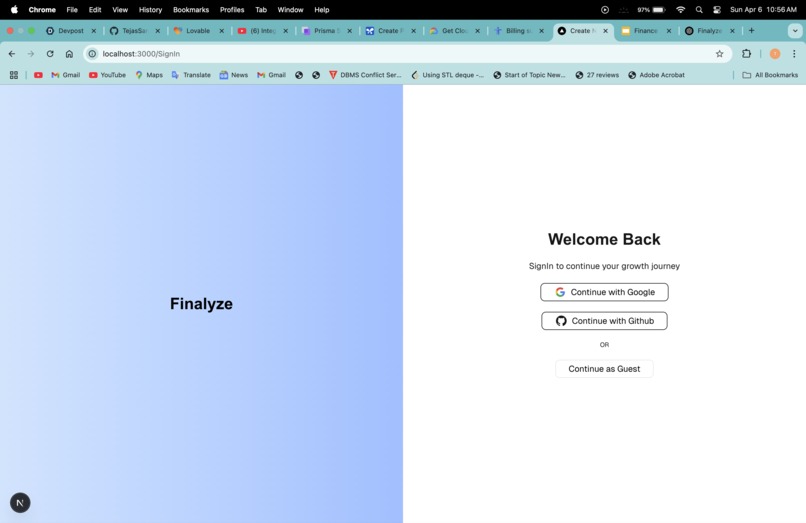 Finalyze – screenshot 2