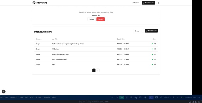 InterviewIQ – screenshot 3
