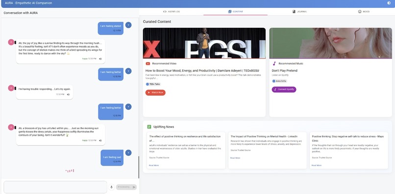 AURA - The Empathetic AI – screenshot 3