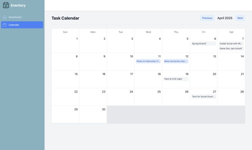 Eventory – screenshot 3