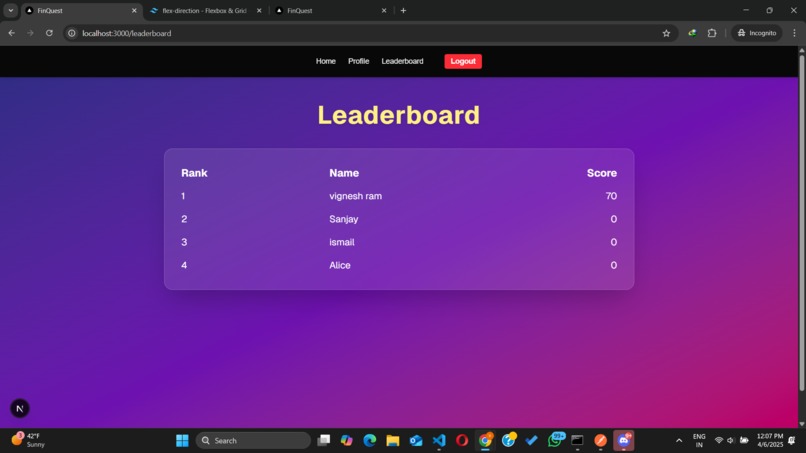 FinQuest – screenshot 8