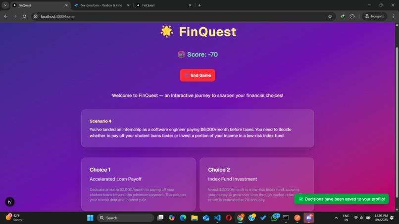 FinQuest – screenshot 5