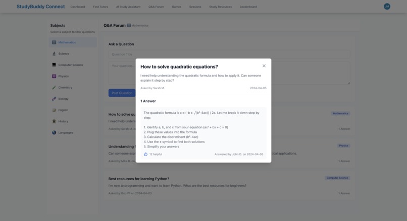 StudyBuddy Connect – screenshot 7