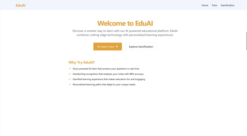 EduAI – screenshot 1