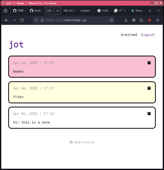 Jot  – screenshot 1