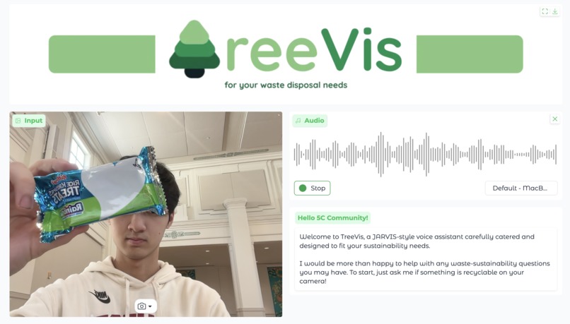 TreeVis: Your Waste-Sustainability Voice-Assistant – screenshot 2