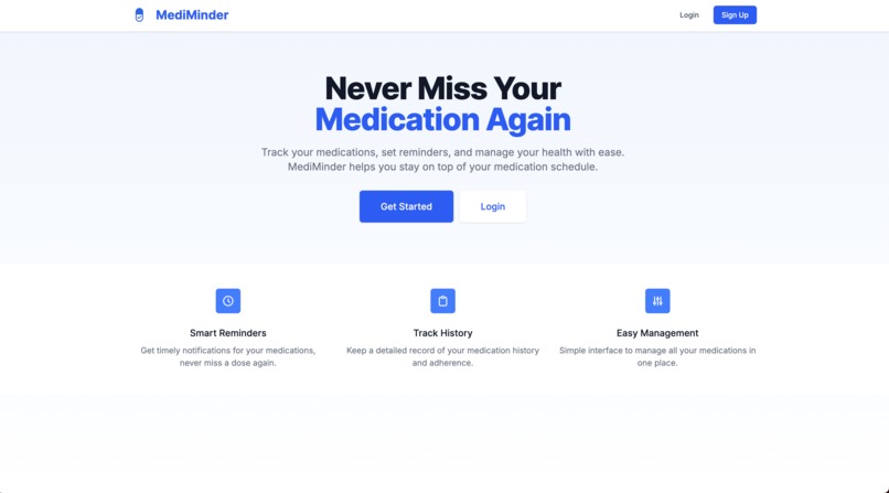MediMinder – screenshot 1
