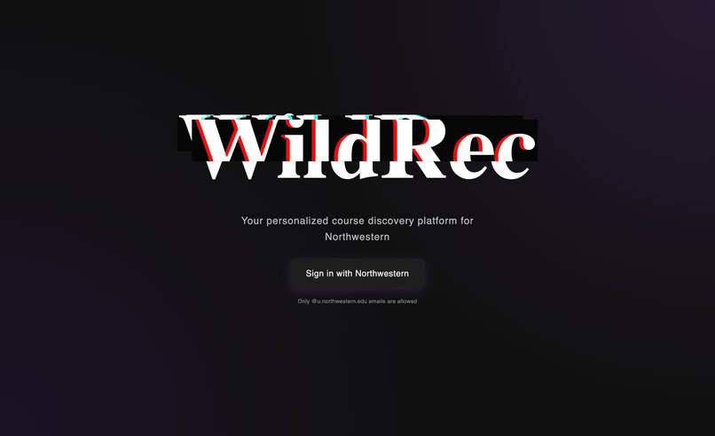 WildRec – screenshot 1