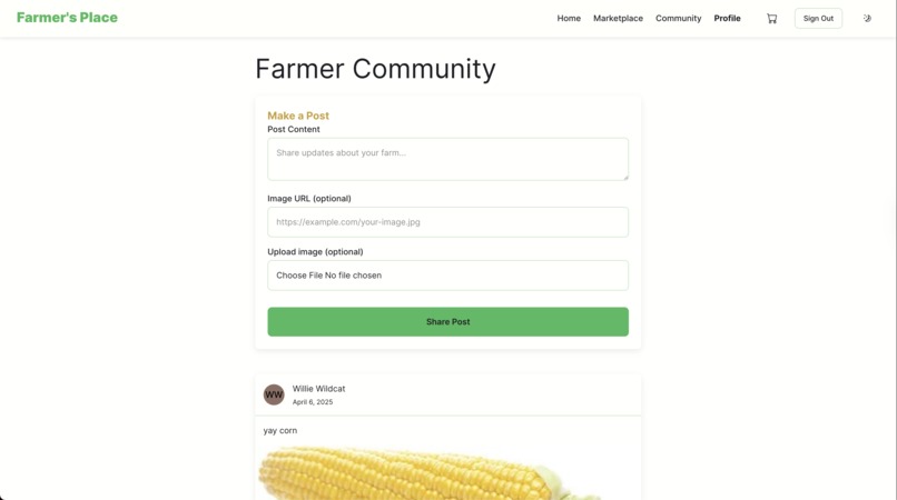Farmer's Place – screenshot 1