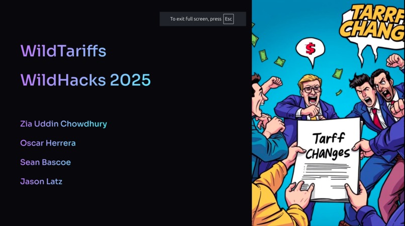 WildTariffs – screenshot 1