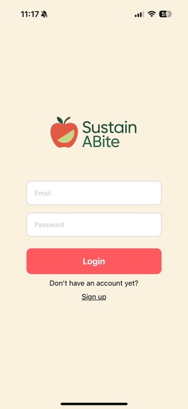 SustainABite – screenshot 1